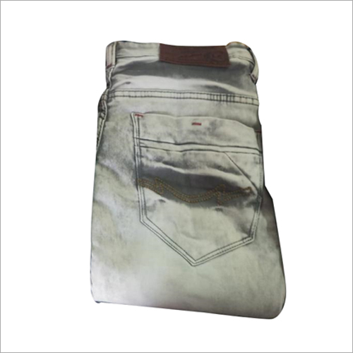 Mens Slim Fit Faded Jeans