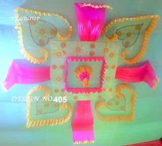 Wedding tent ceiling decor