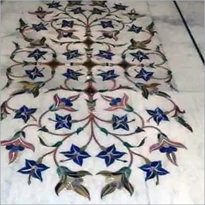 Blue And Green Marble Flooring