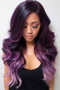 Purple Body Wave Wig