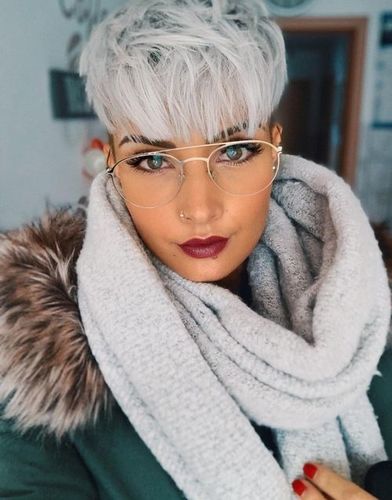 Short Gray Hair