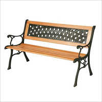 Cast Iron Garden Bench - Iron, 37x33x12.5 Inches, Brown | 3 Seater, Easy To Clean, Rust Proof, High Weight Bearing Strength