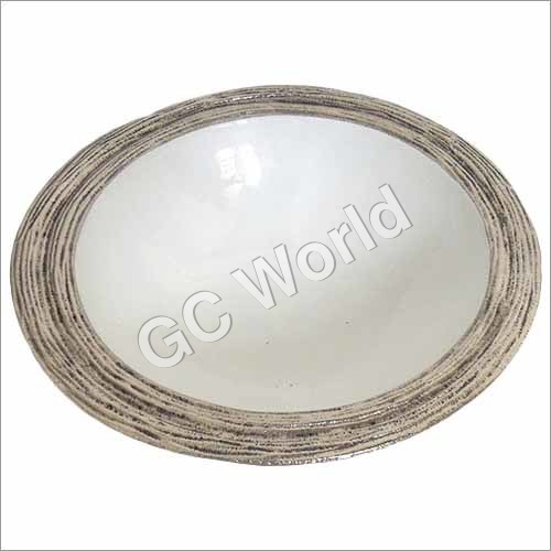 Metal Off-Centered Dish