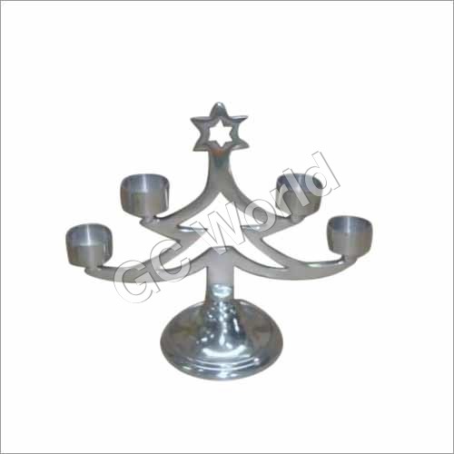 Metal Aluminium T Light Stand