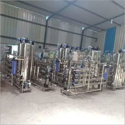 Packaged Drinking Water Plant - Stainless Steel and Mild Steel, Semi Automatic with Electric Drive Type