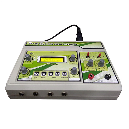 LCD 4 Channel Muscle Stimulator TENS Unit