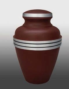 Brick Red Cremation Urn