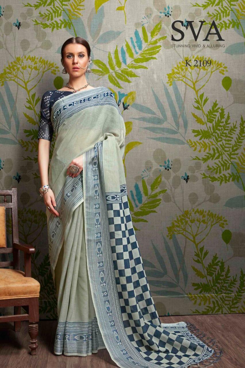 Pure Linen Plain Saree
