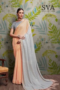 Pure Linen Plain Saree