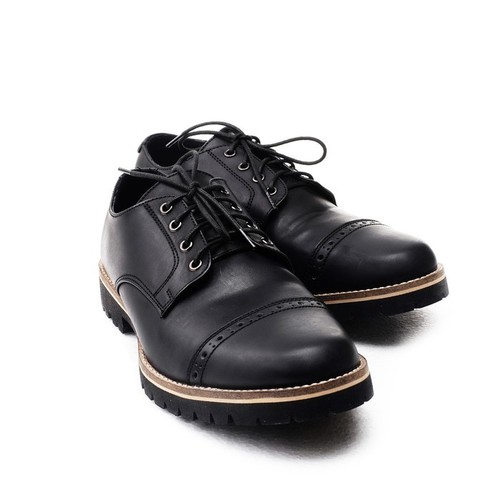 Black Men Leather Shoes