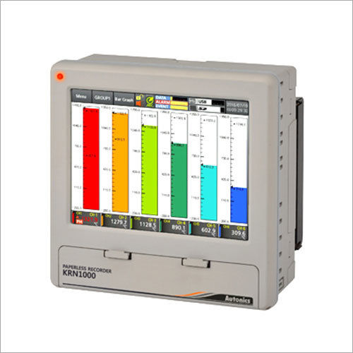 Off White Autonics Lcd Touchscreen Paperless Recorder