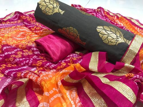 New Chanderi Cotton Dress Material