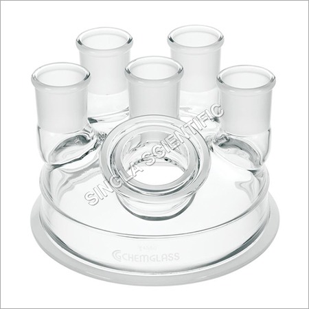 Five Neck Bottom Outlet Spherical Vessels Five Neck Bottom Outlet Spherical Vessels