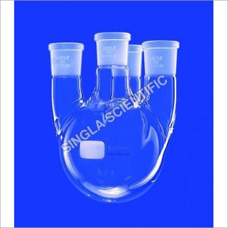 Four Neck Bottom Outlet Spherical Vessels