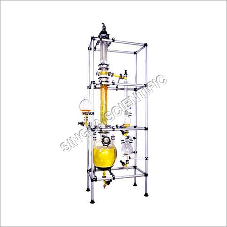 Glass Fractional Distillation Unit Application: Industrial