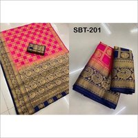 Multi Cotton Silk Painted Saress
