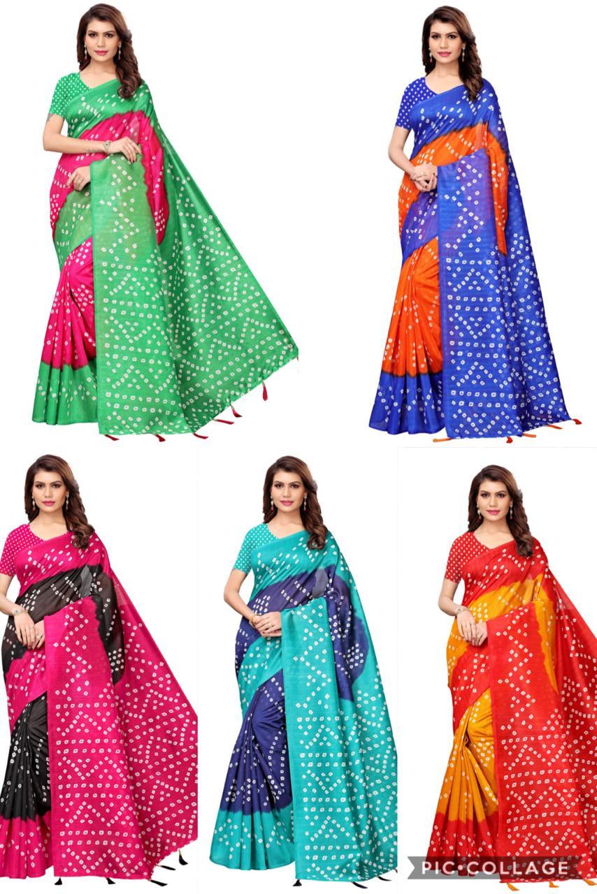 Bhagalpuri Fancy Printed Sarees