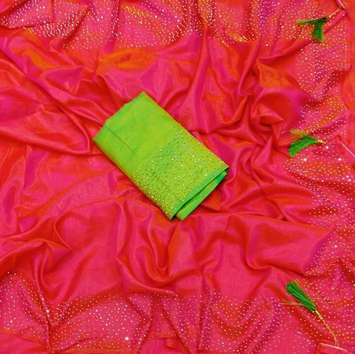 Sana Silk Saree With Pearls