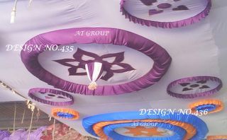 Ceiling hanging decor for tent