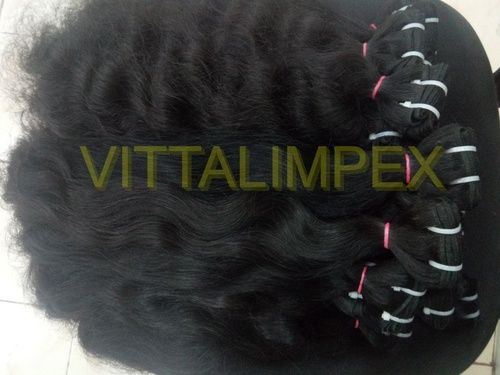 Natural Indian Remy Virgin Temple Hair Length: 10-40 Inch (In)