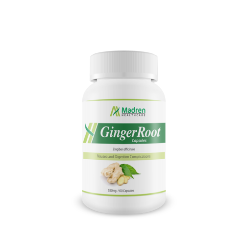 Ginger Root Capsules Age Group: For Adults