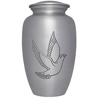 Going Home Blue Aluminium Funeral Urn