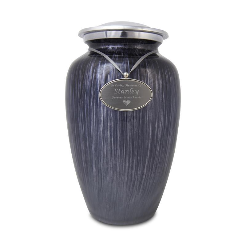 White Aluminium Funeral Urn By Brassworld India