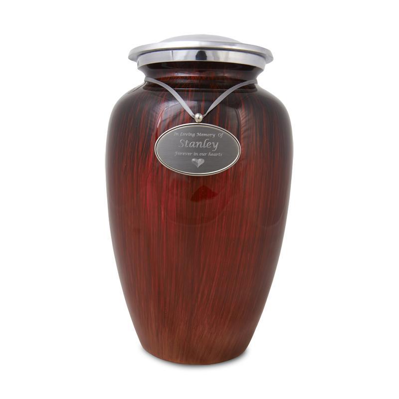 White Aluminium Funeral Urn By Brassworld India