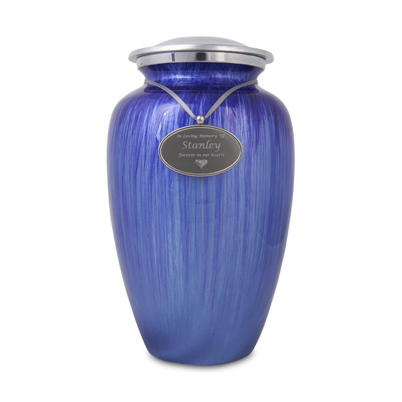 White Aluminium Funeral Urn By Brassworld India