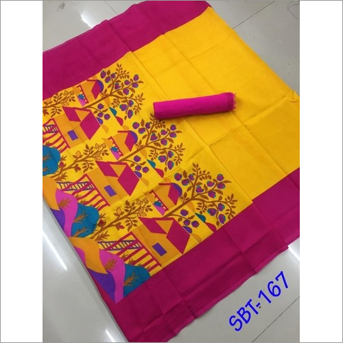 Printed Art Silk Saree
