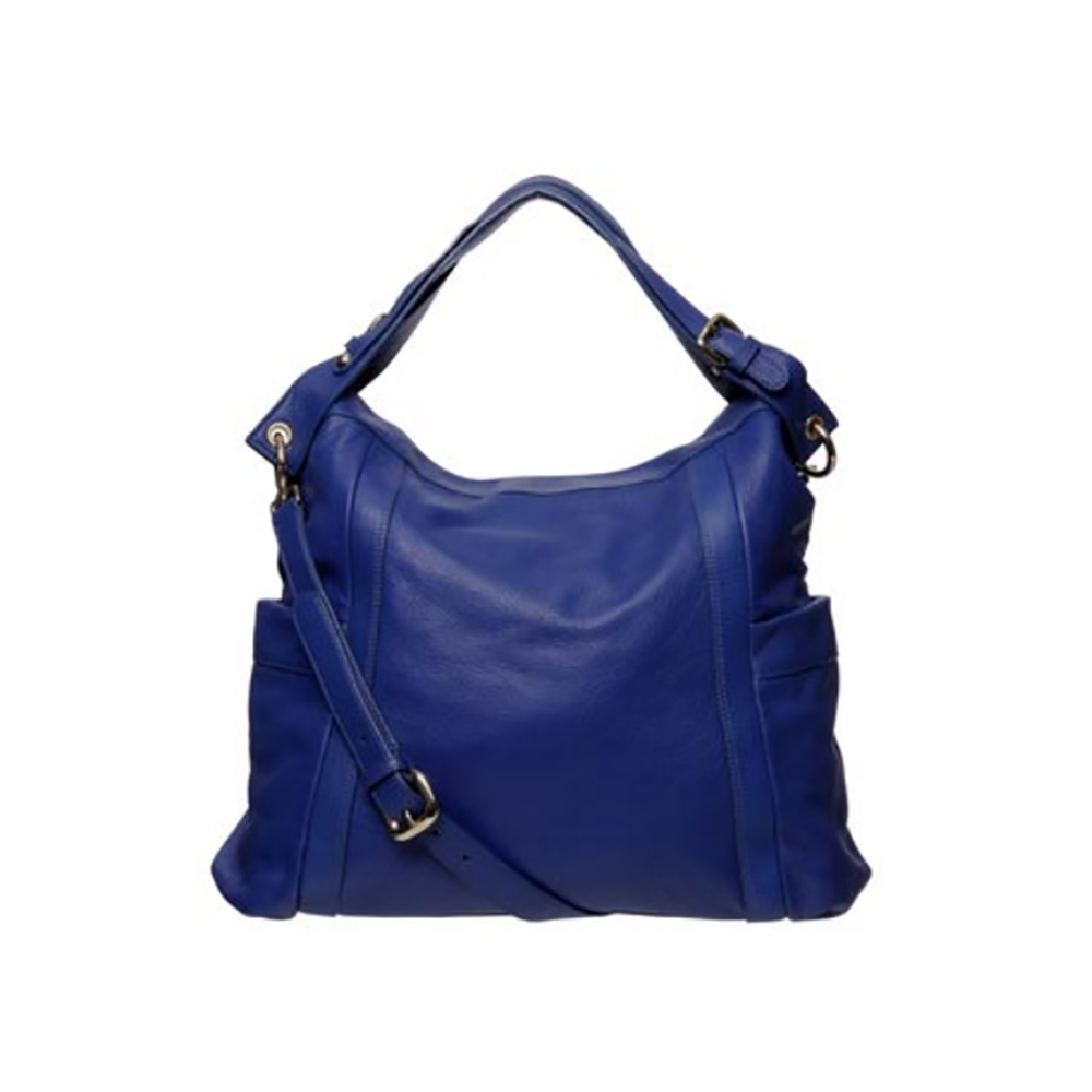 Ladies Blue Leather Handbag
