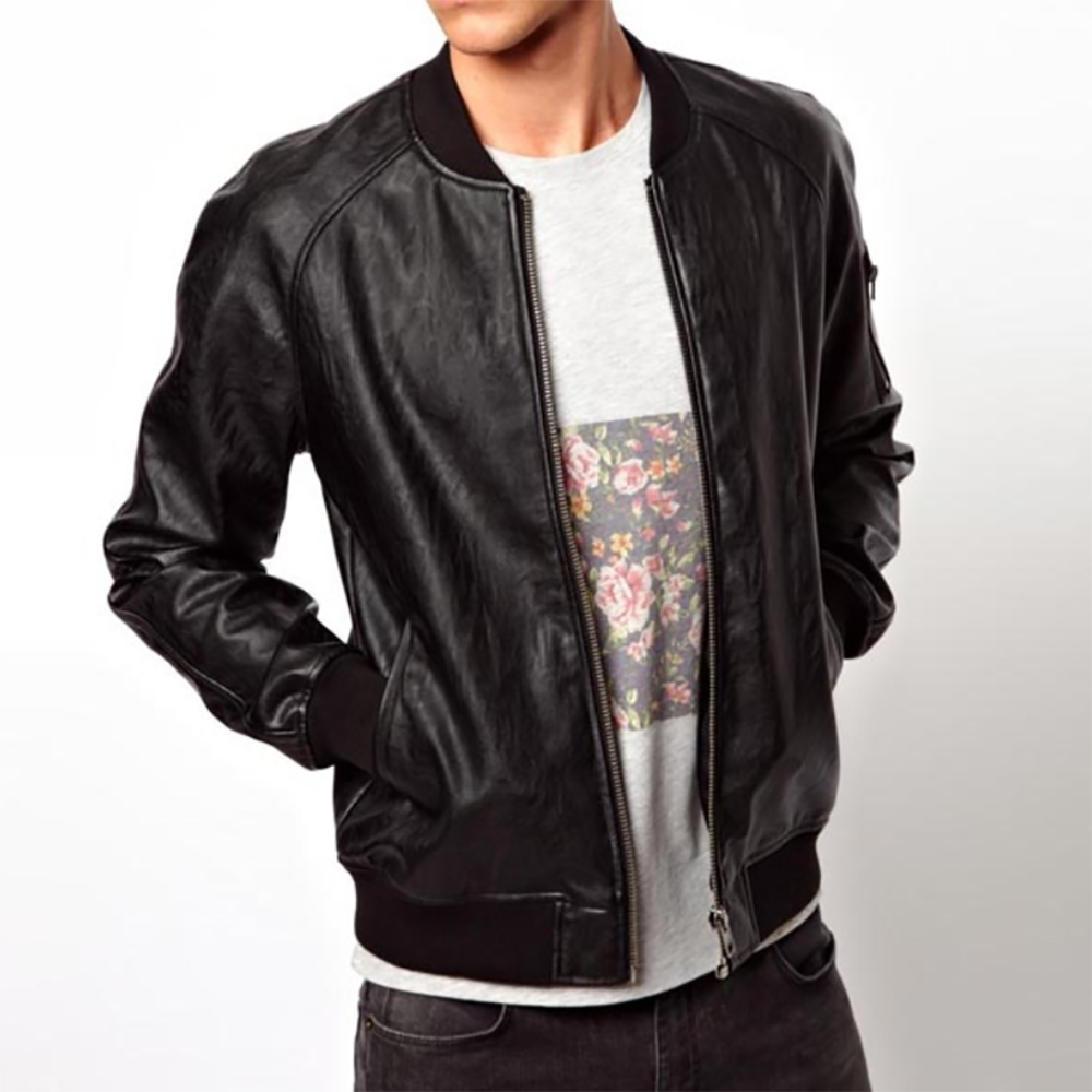 Mens Black Leather Jackets