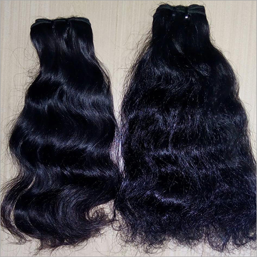 Straight Hair Wig - Human Hair , Variable Length , Smooth Black Texture | Tangle-Free, Ideal for Hair Extensions and Versatile Hairstyles