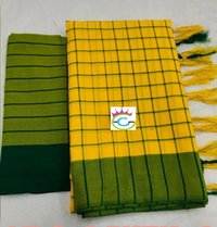 Designer Linen Cotton Saree