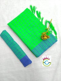 Designer Linen Cotton Saree