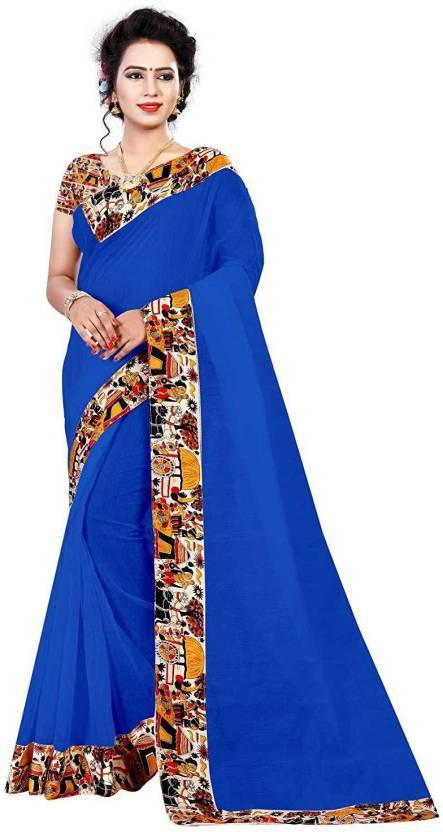 New Printed Chanderi Cotton Saree