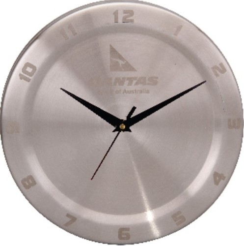 Qantas Stainless Steel Wall Clock