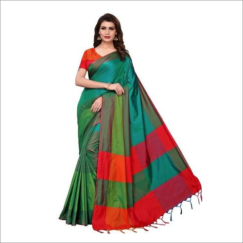COTTON WITH TWO TONE FEEL SAREES