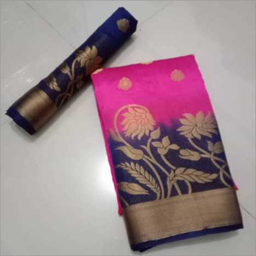 KANCHIVARAM FLOWER JEQUARD BUTTA SAREES