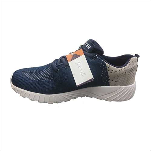 White And Blue Mens Casual Sports Shoe