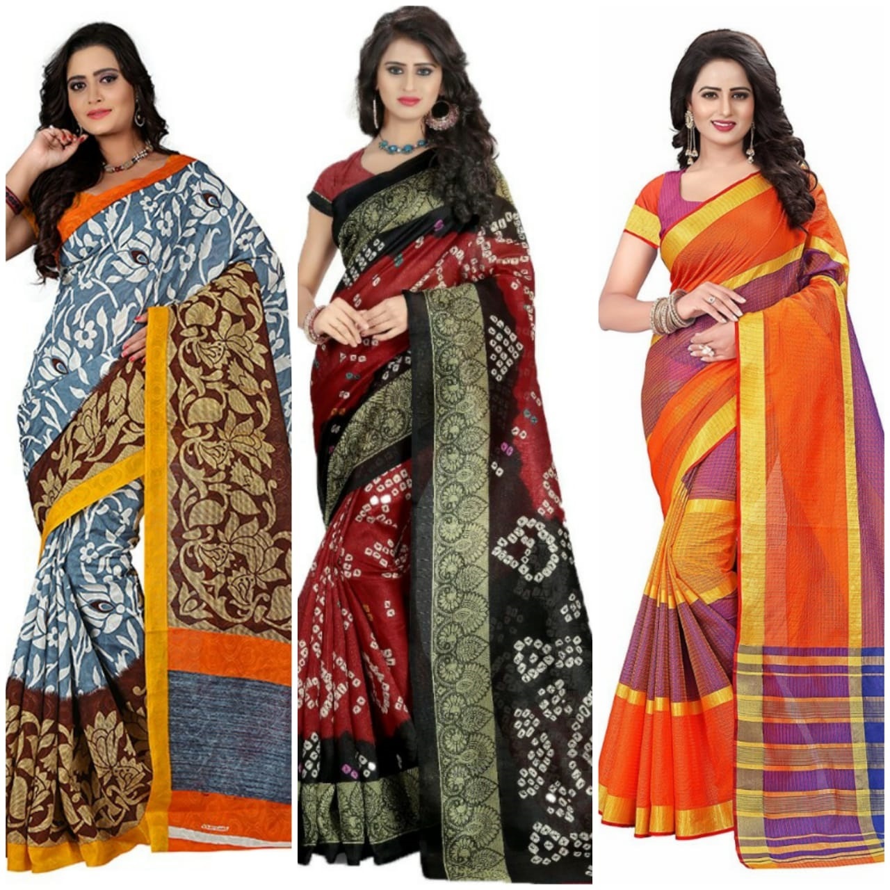 Combo silk saree