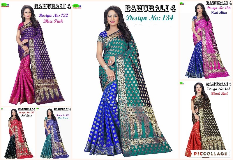 Bahubali 4 Silk Saree