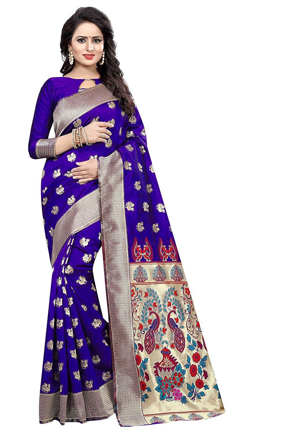Heavy silk saree