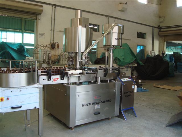 Six head Ropp cap sealing machine