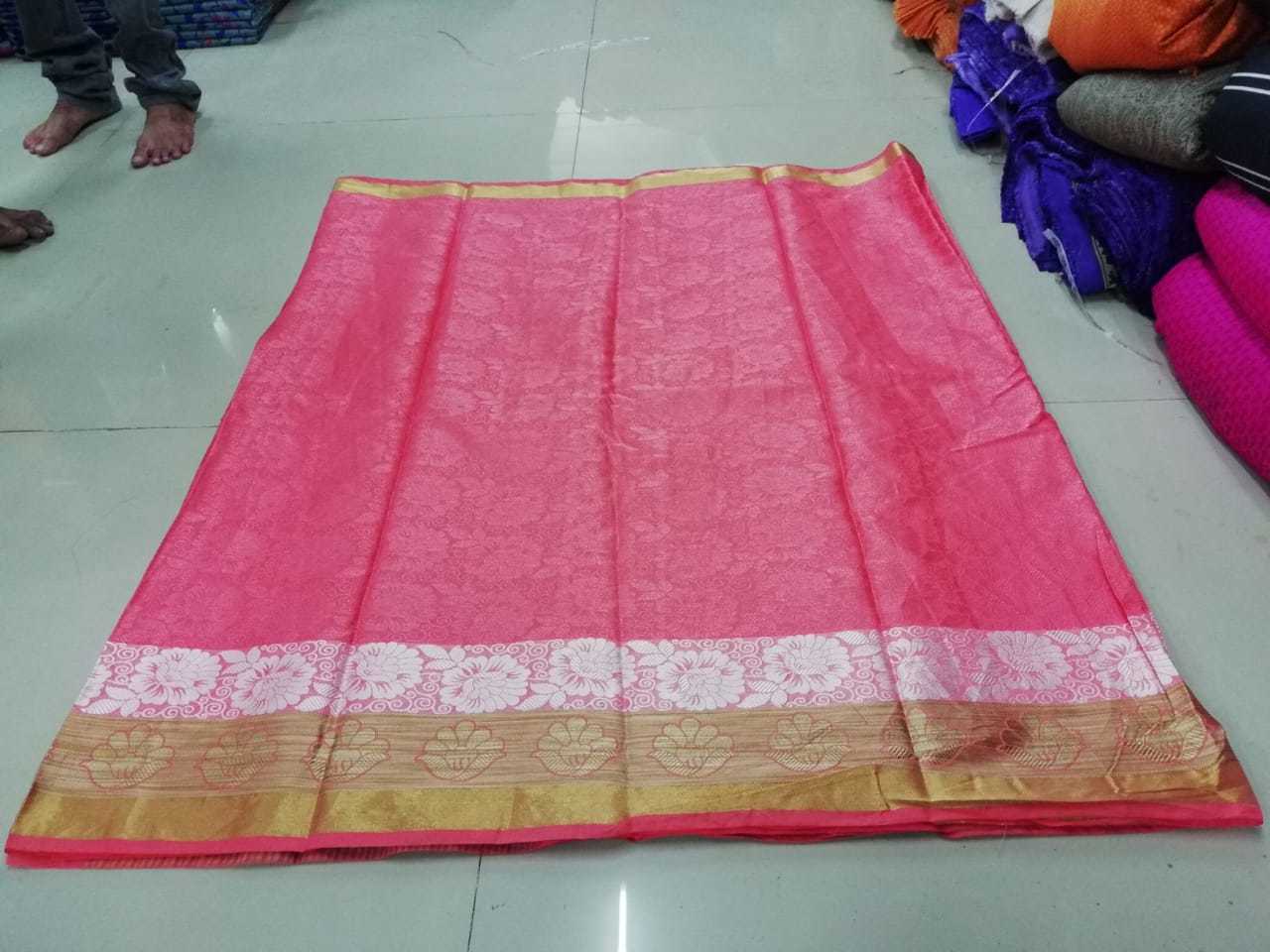 New Printed Cotton Silk Saree