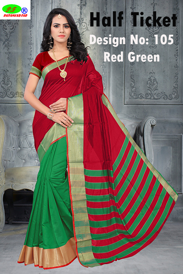 Linnig Shade Poly Cotton Silk Saree