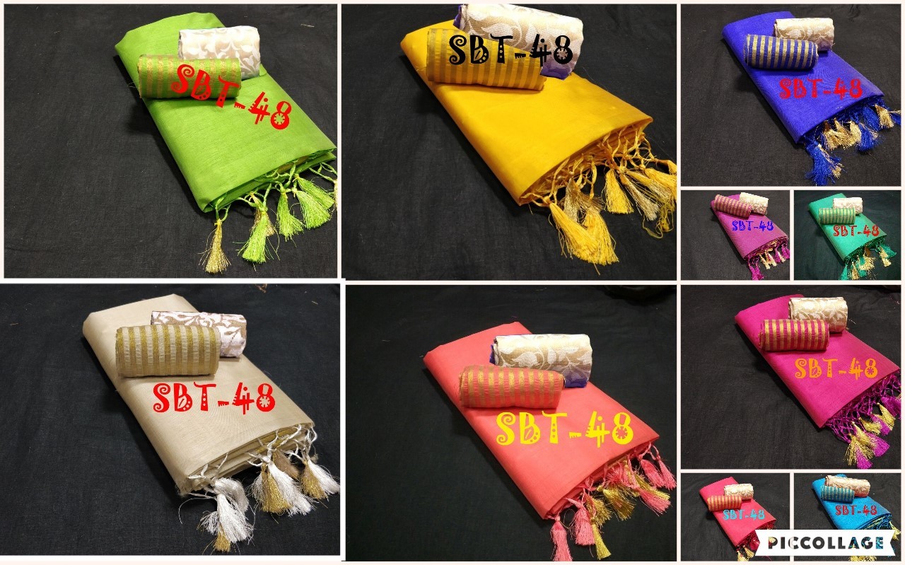 New Tussar Silk Sareee