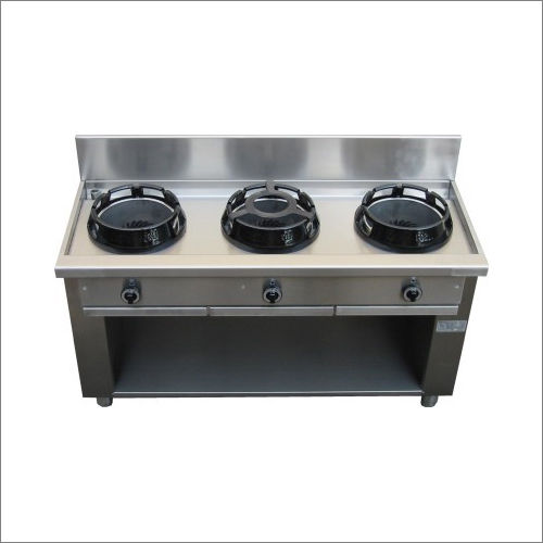 Three Chinese Burner - Material: Stainless Steel