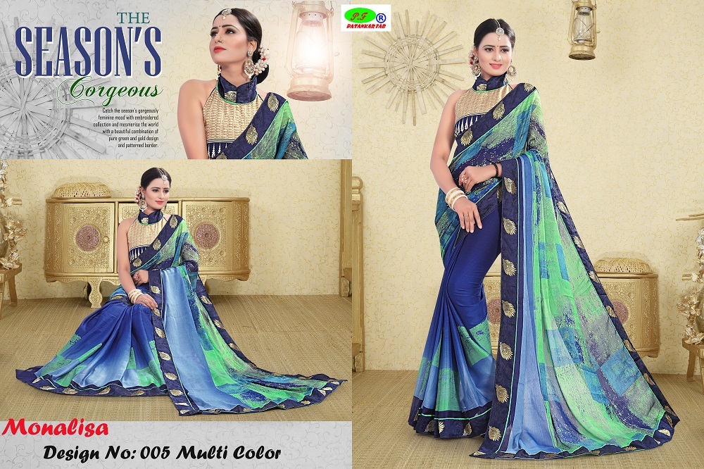 Grorgette Chiffon Saree