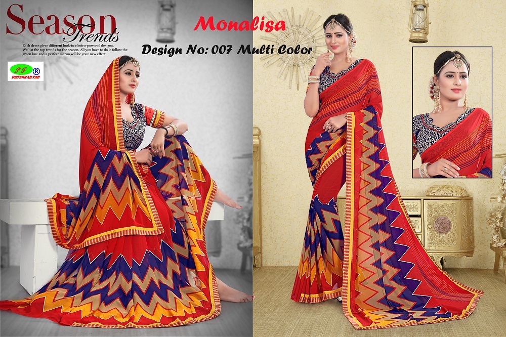 Grorgette Chiffon Saree